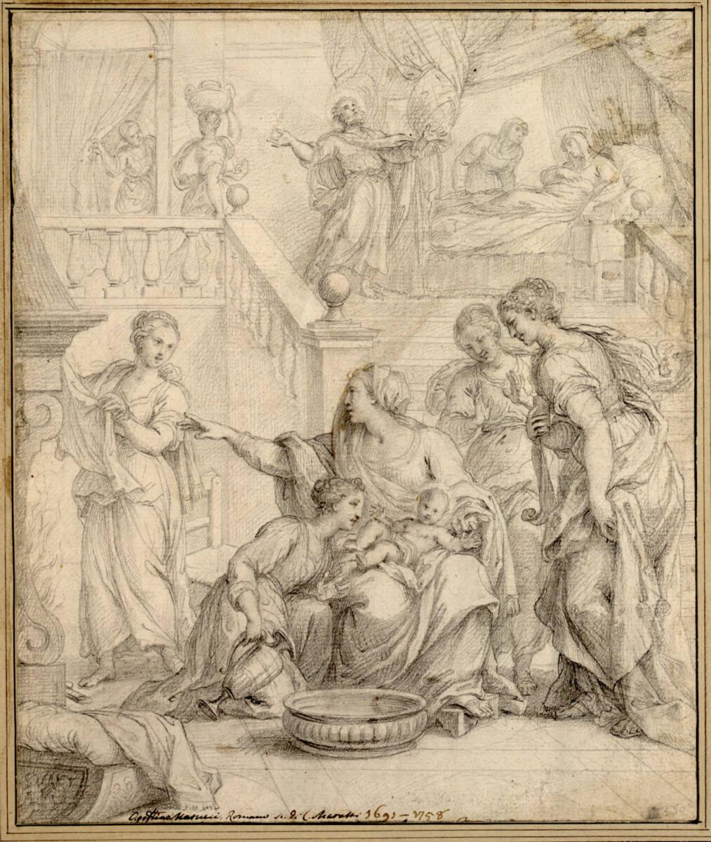 Agostino Masucci, Geburt Mariae, Inv. Nr.: 1291