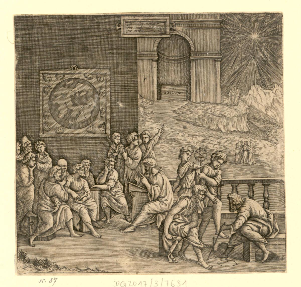 Schule eines alten Philosophen, Inv. Nr.: DG2017/3/7631