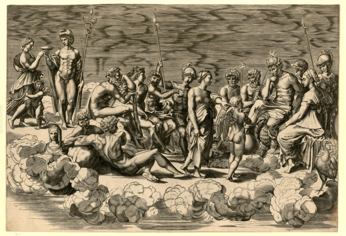 Götterrat, Raphael, 1525–1535