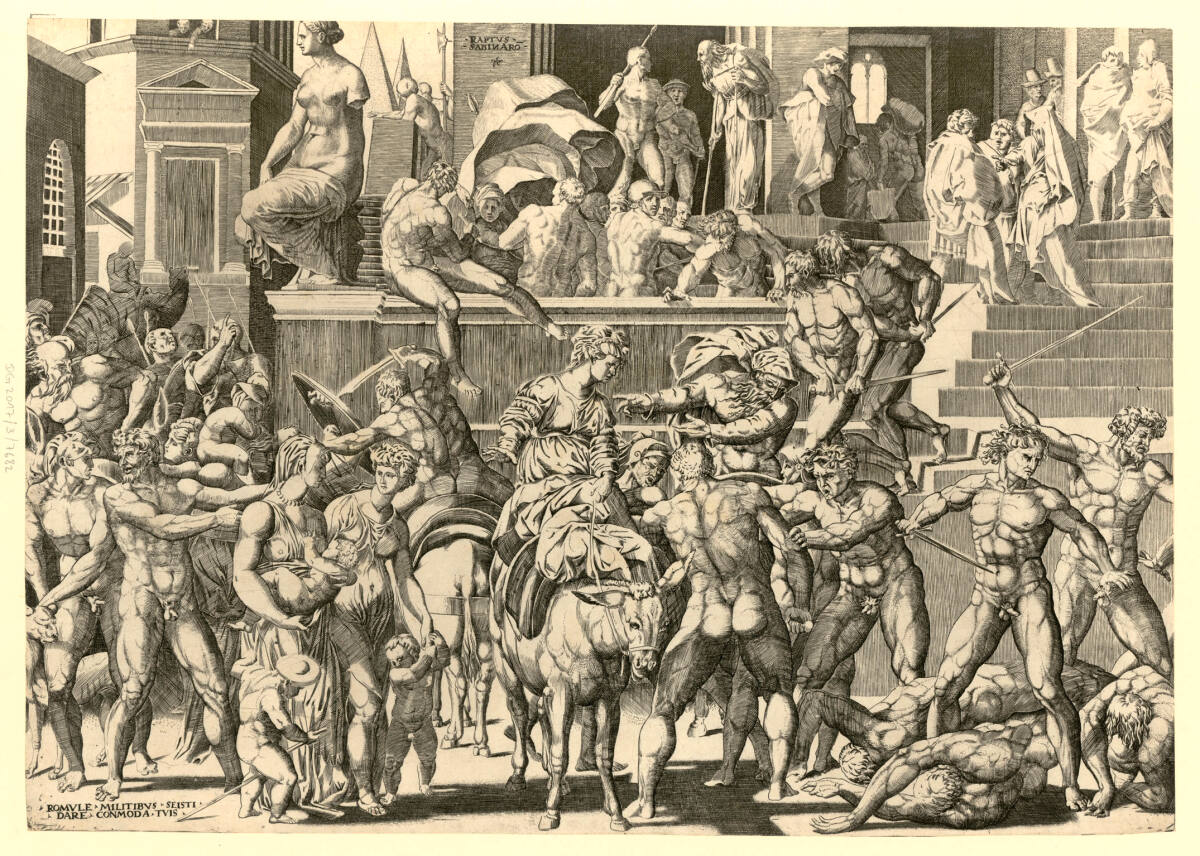 Der Kampf zwischen den Römen und den Sabinern, Rosso Fiorentino, 1527
