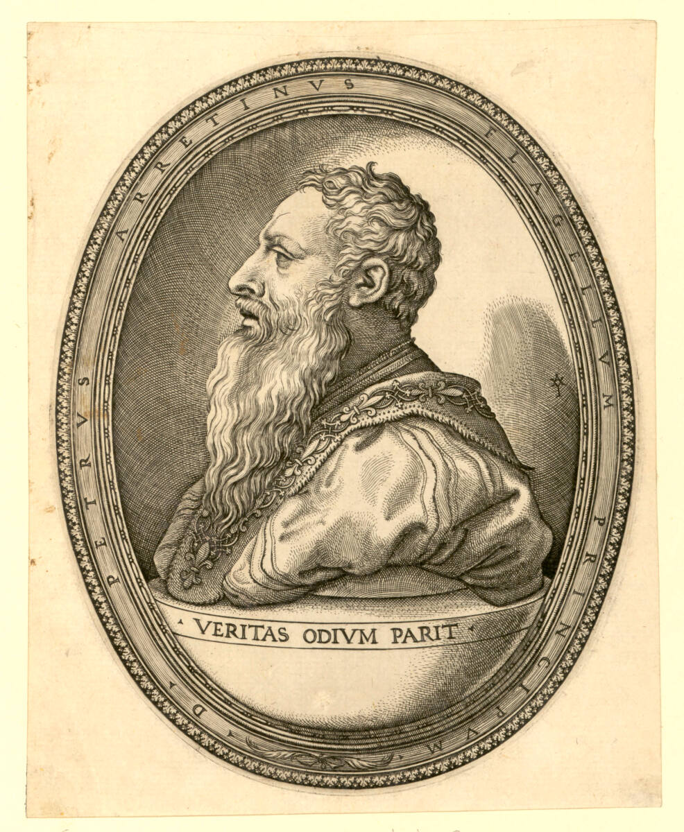 Pietro Aretino, Giovanni Jacopo Caraglio, 1533–1535
