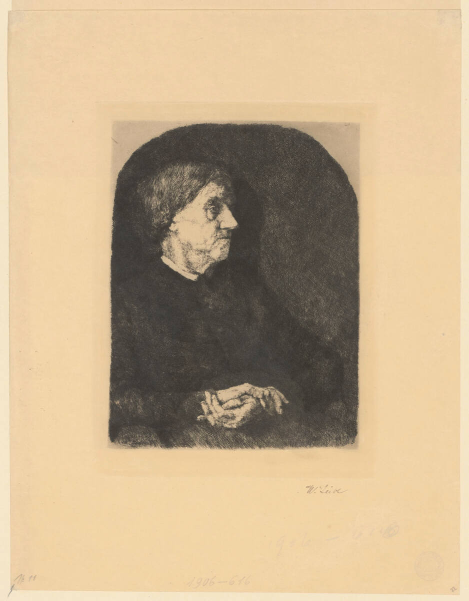 Leibls Mutter, Wilhelm Leibl, 1874