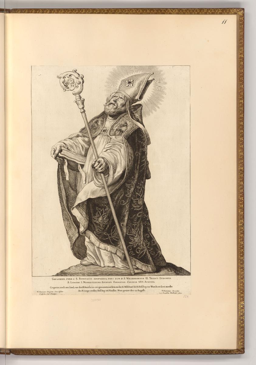Cornelis Visscher Vol. II, Hl. Gregor von Utrecht, Inv. Nr.: Holland nach Sektionen I/63, H/I/6…