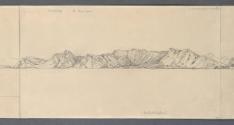 Josef Selleny, False Bay, afrikanische Küstenlandschaft bei Kapstadt, Inv. Nr.: 29184