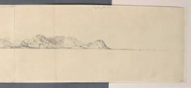 Josef Selleny, False Bay, afrikanische Küstenlandschaft bei Kapstadt, Inv. Nr.: 29184