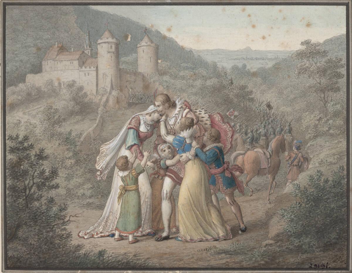 Ludwig Ferdinand Schnorr von Carolsfeld, Der Graf von Gleichen, Inv. Nr.: 29191