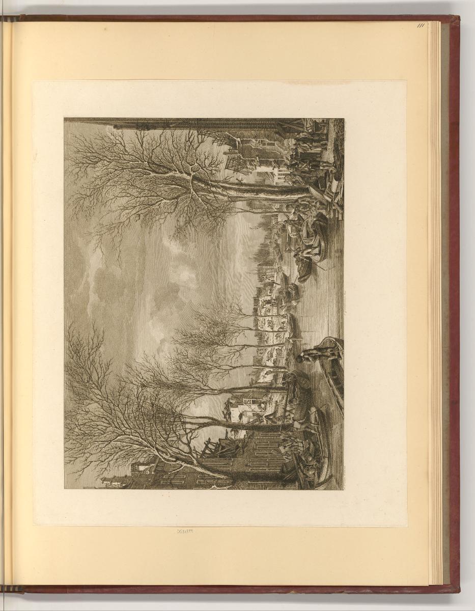 Adrien Haelweg. Albert Haelweg. Jean wan de Laar. Jean Punt. Reinier Vinkeles., Blick auf zerst…