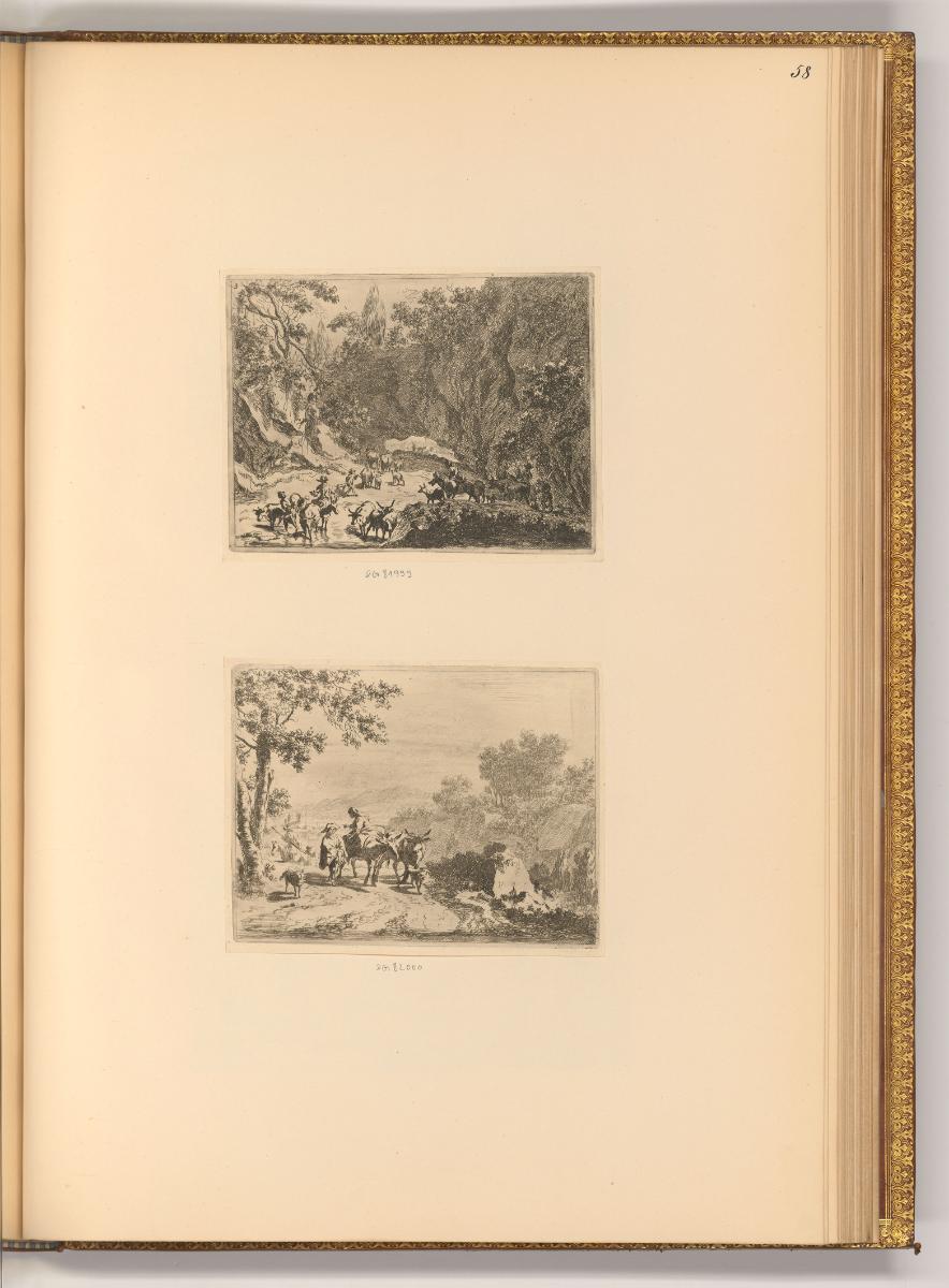 Danker Danckerts. Jean Gronsvelt. Jean Naning, Hügelige Landschaften mit Tierweide, Inv. Nr.: H…