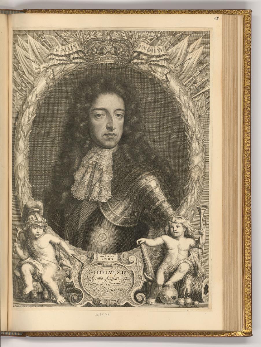 Herman Henri Quiter; Jean Liefkoop; Gerard Valck; Jean van Somer, Porträt Wilhelm III. von Oran…