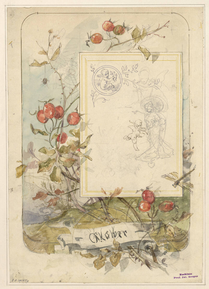 Monatsvignette: Oktober, Julius Victor Berger