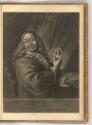 Abraham Blooteling, Porträt Bartholomaeus van der Helst mit Porträtminiatur Constantia Reynst …