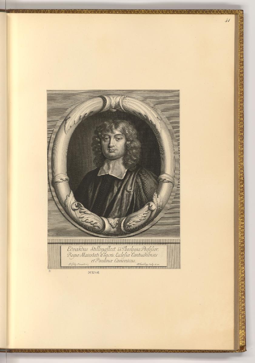 Abraham Blooteling, Porträt Edward Stillingfleet, Inv. Nr.: Holland nach Sektionen I/70, H/I/70…