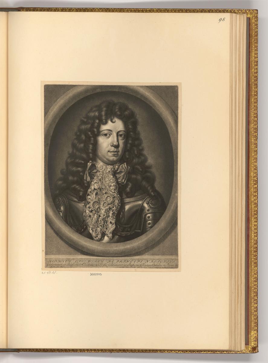 Abraham Blooteling, Porträt Hendrik Casimir III., Graf von Nassau-Dietz, Inv. Nr.: Holland nach…