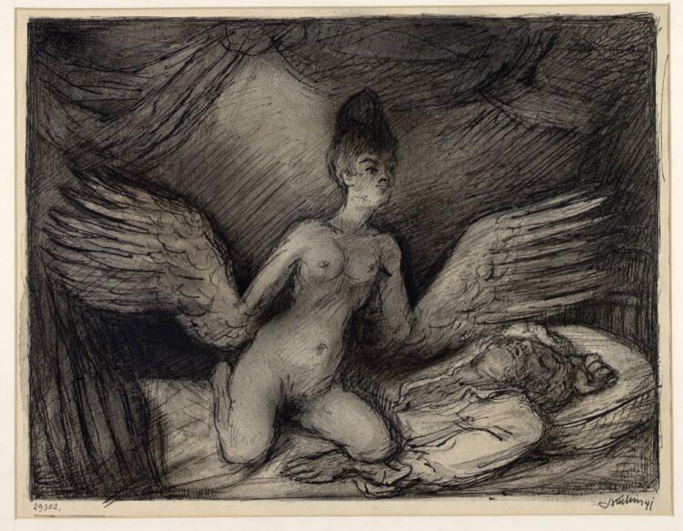 Alfred Kubin, Der Vampir, Inv. Nr.: 29352