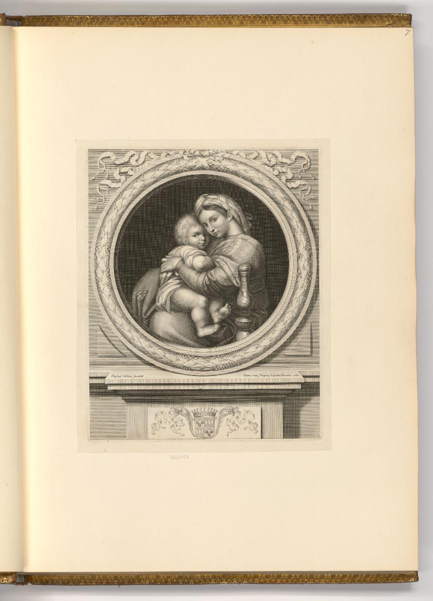 Pierre van Schuppen, Madonna della seggiola, Inv. Nr.: Holland nach Sektionen I/74, H/I/74/7