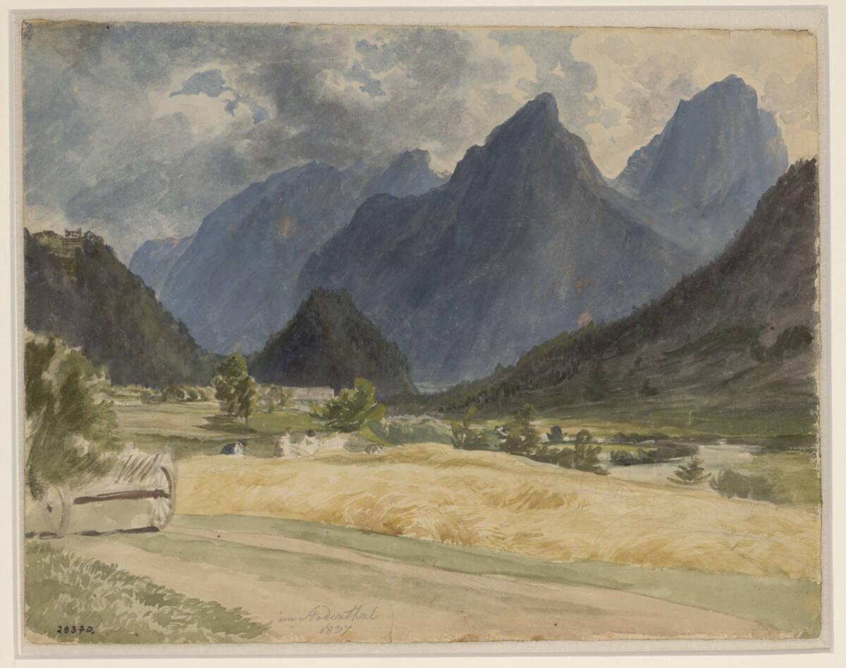 Friedrich Loos, Im Stodertal, Inv. Nr.: 29370r