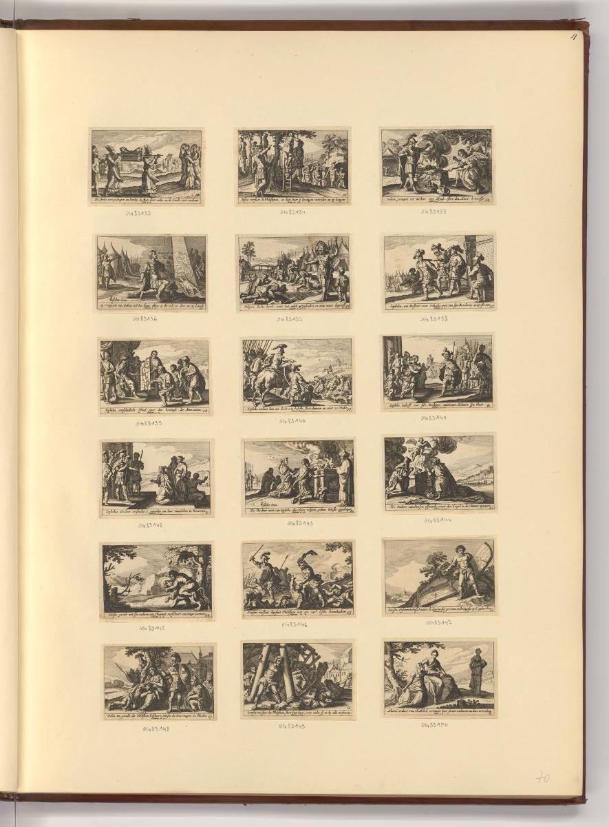 Pierre Henri Schut. Richard Collins., Szenen aus dem Alten Testament (Buchillustration), Inv. N…