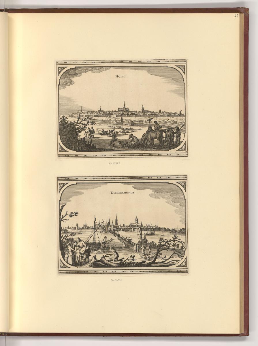 Pierre Henri Schut. Richard Collins., Hulst; Dendermonde, Inv. Nr.: Holland nach Sektionen I/75…