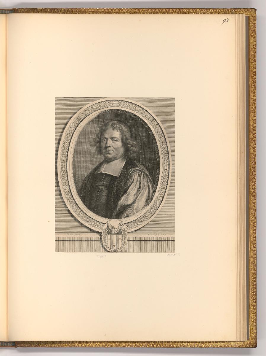 Gerard Edelinck Vol. I, Porträt André Hameau, Inv. Nr.: Holland nach Sektionen I/77, H/I/77/92