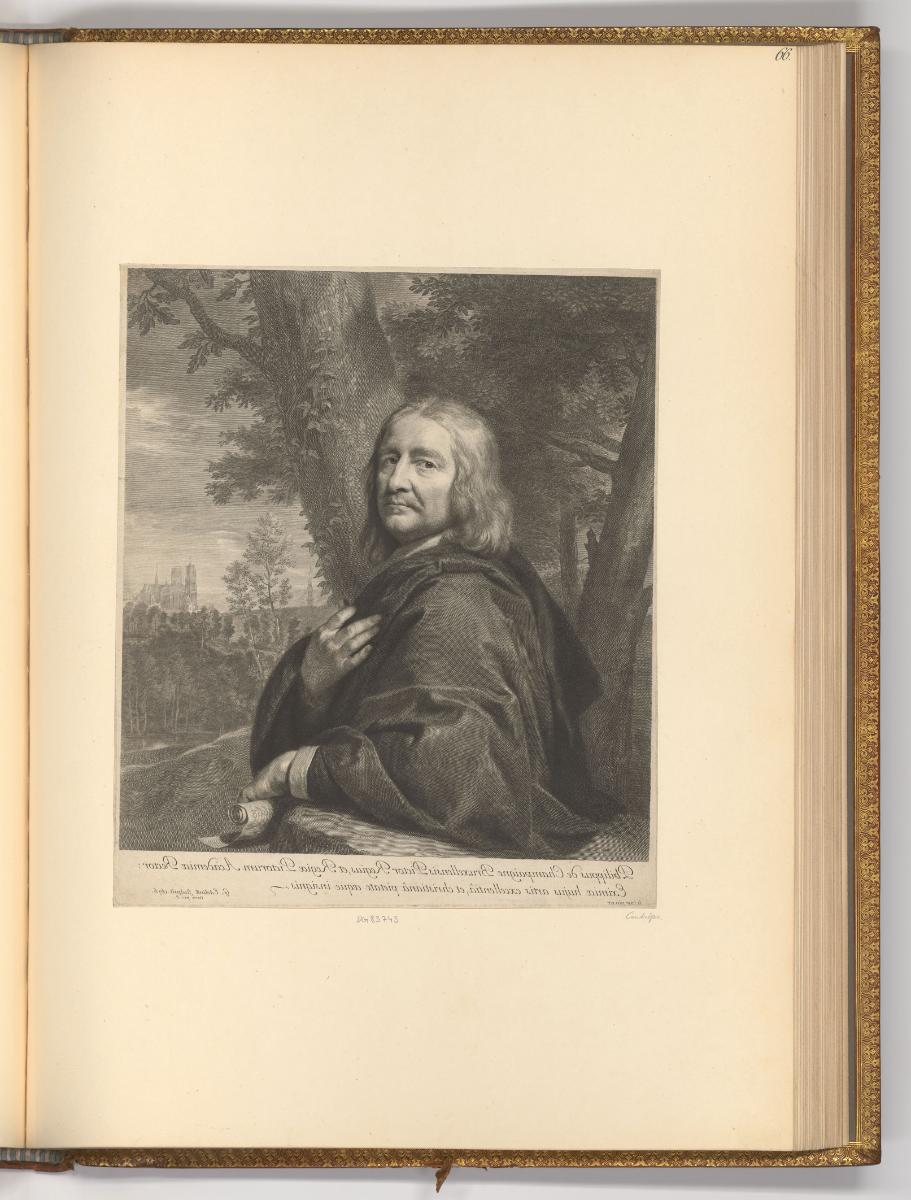 Gerard Edelinck Vol. II., Porträt Philippe de Champaigne, Inv. Nr.: Holland nach Sektionen I/78…