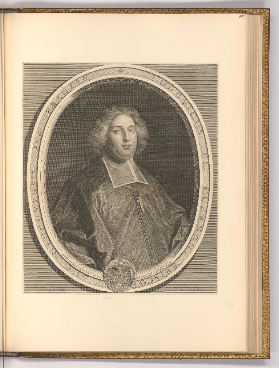Jean Edelinck; Corneille Vermeulen, Porträt Louis Annet de Clermont-Chaste de Roussillon, Inv. …