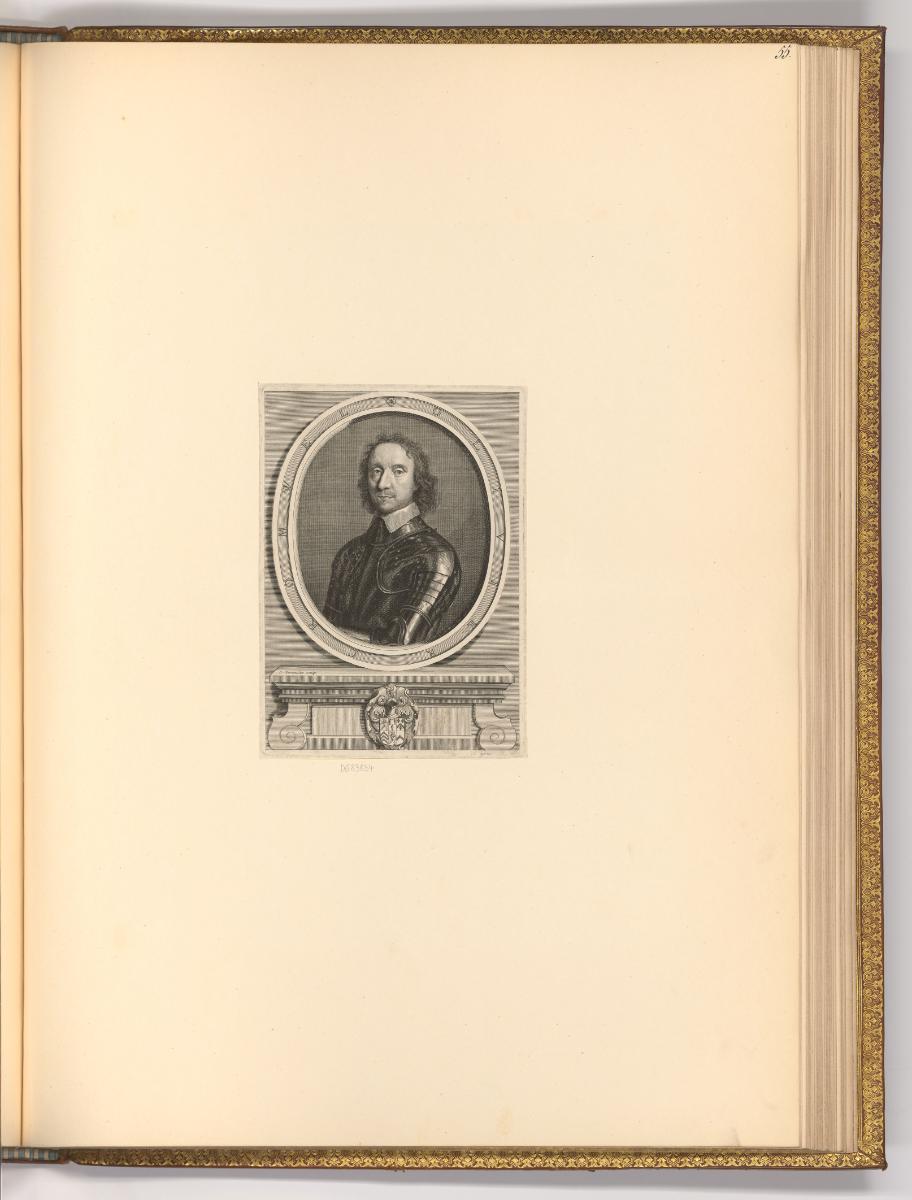 Jean Edelinck; Corneille Vermeulen, Porträt Oliver Cromwell, Inv. Nr.: Holland nach Sektionen I…