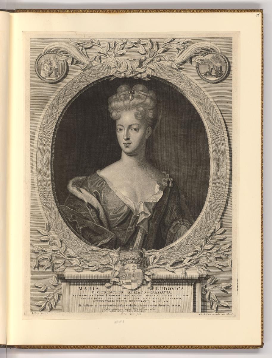Pierre van Gunst, Porträt Maria Ludovica, Inv. Nr.: Holland nach Sektionen I/80, H/I/80/18