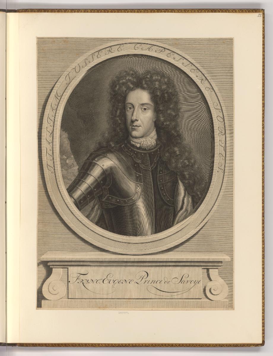 Pierre van Gunst, Porträt Franc. Eugene Prince de Savoye, Inv. Nr.: Holland nach Sektionen I/80…