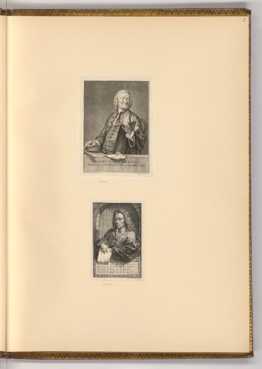 Jacques Houbraken. Vol. I, Porträts Jacobus Houbraken; Arnaud Houbraken, Inv. Nr.: Holland nach…