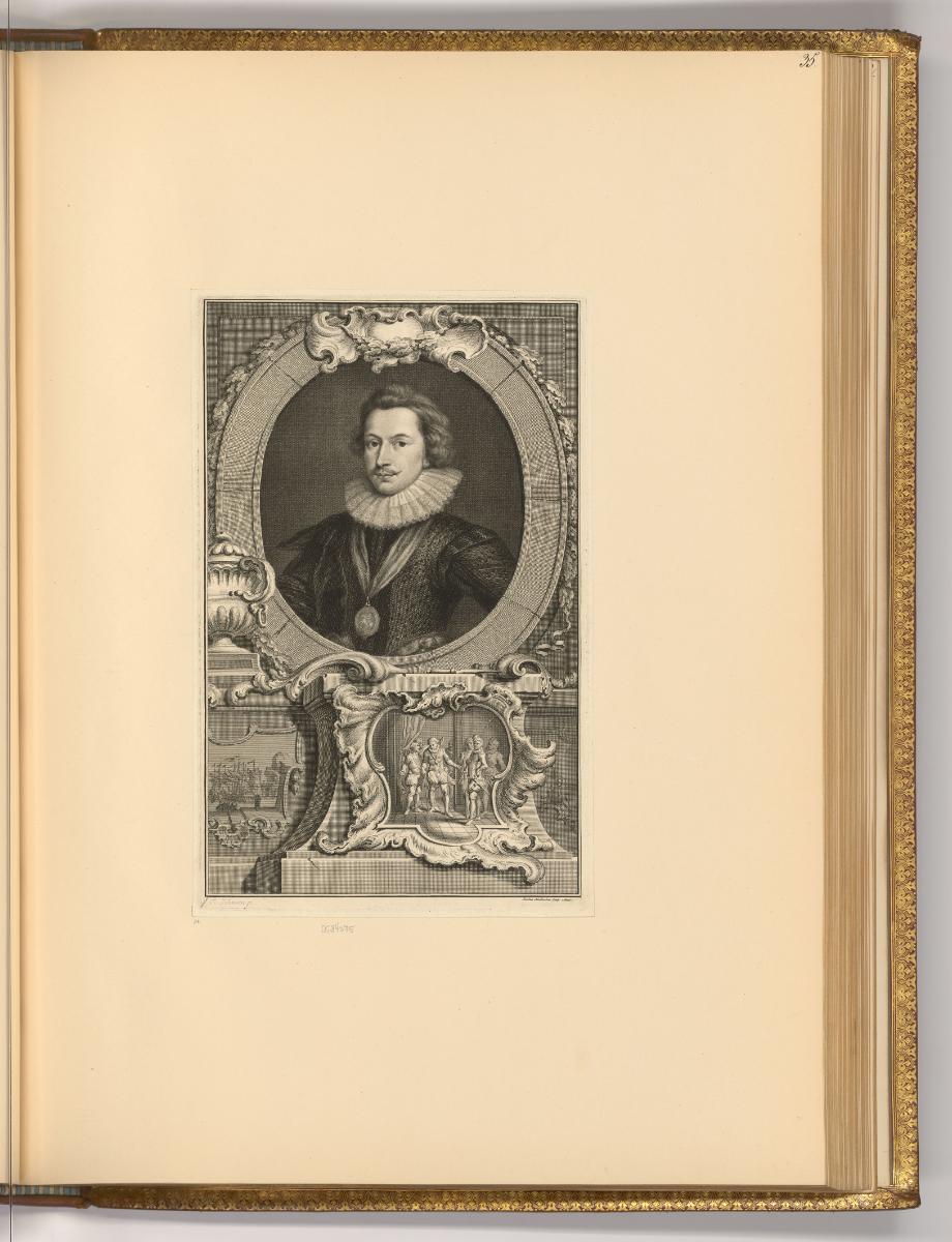 Jacques Houbraken. Vol. I, Porträt George Villiers, Graf von Buckingham, Inv. Nr.: Holland nach…