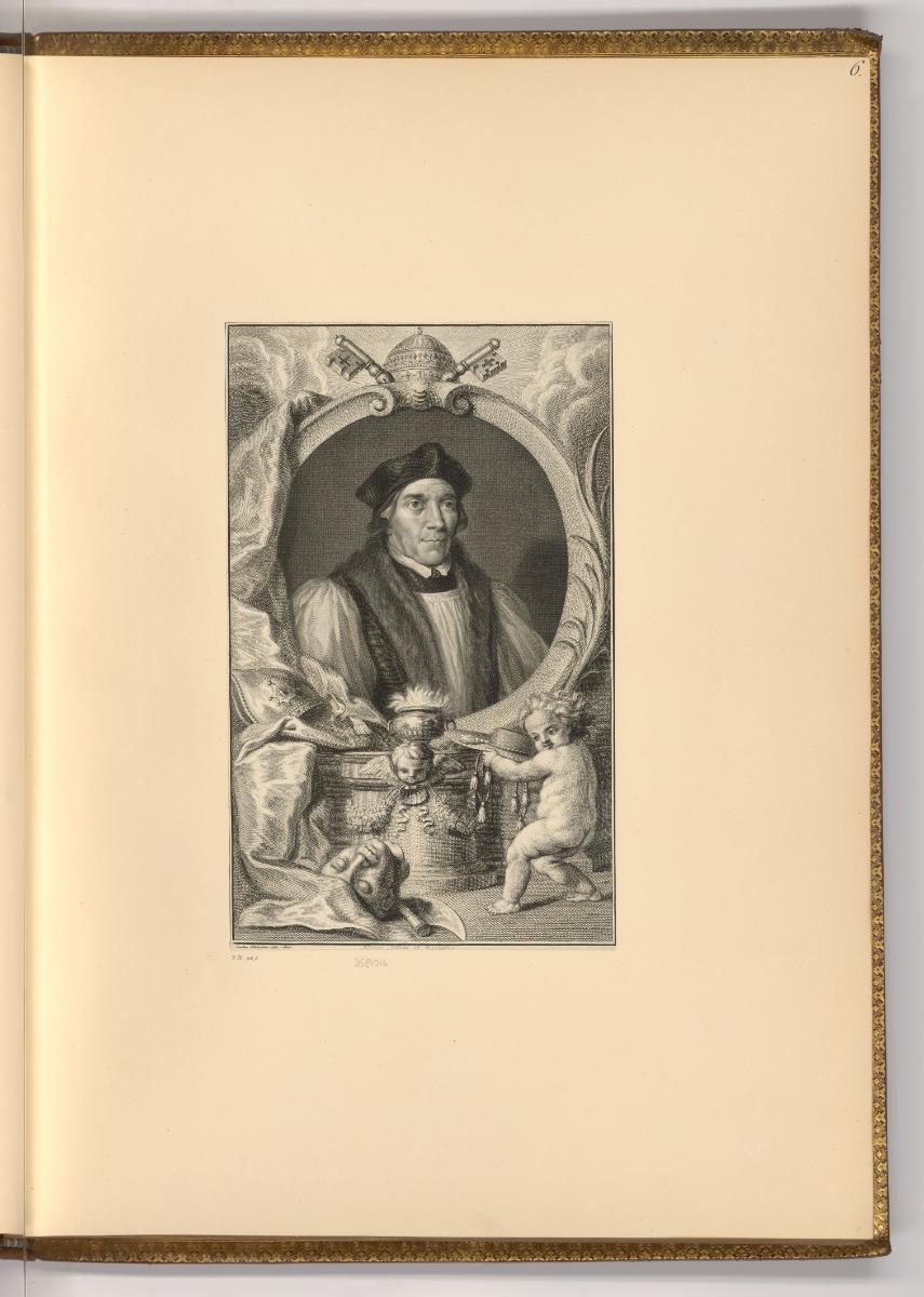 Jacques Houbraken. Vol. I, Porträt Kardinal John Fisher, Inv. Nr.: Holland nach Sektionen I/82,…
