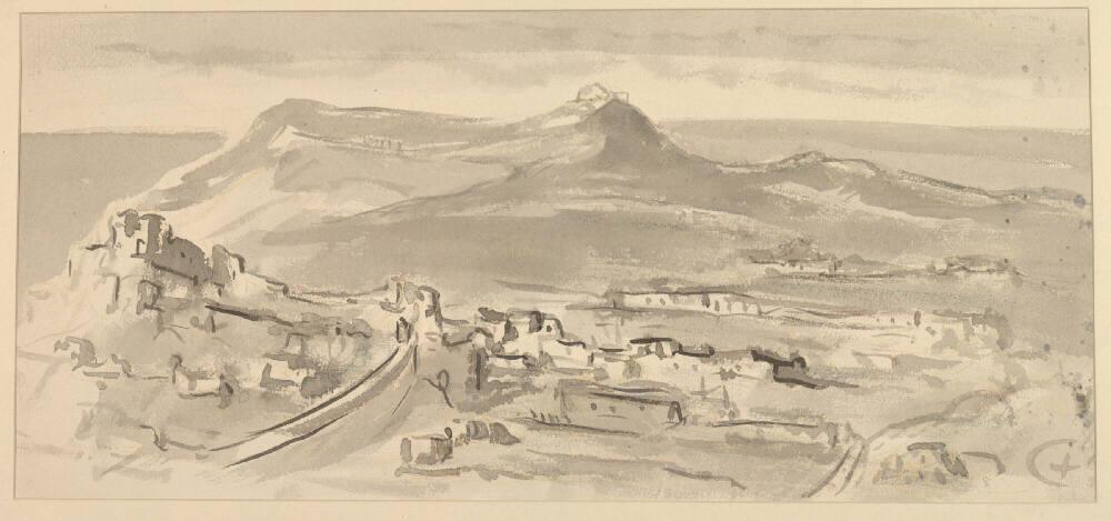 Ernst Wagner, Italienische Landschaft, Inv. Nr.: 29499