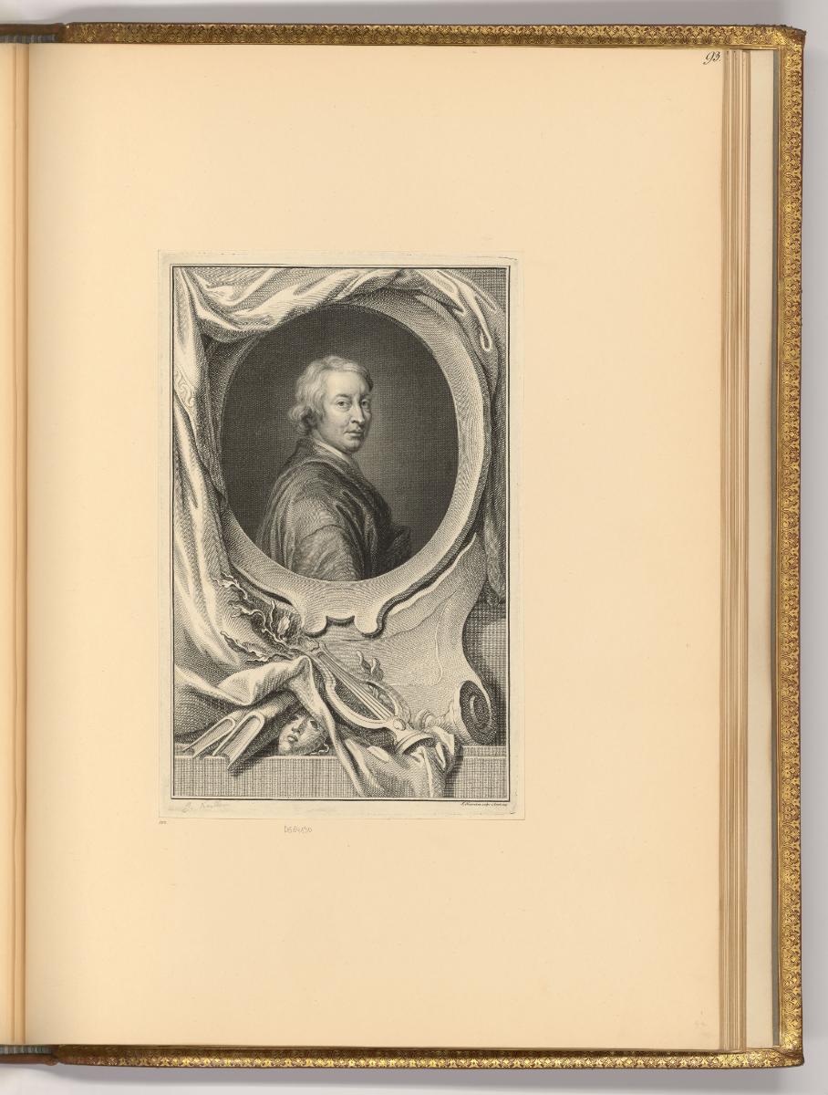 Jacques Houbraken. Vol. I, Porträt John Dryden, Inv. Nr.: Holland nach Sektionen I/82, H/I/82/9…