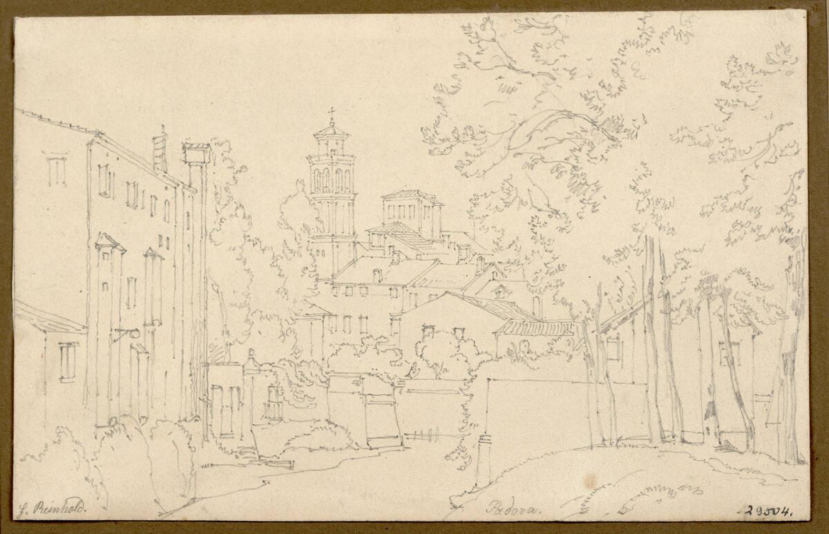 Franz Reinhold, Skizzenbuch aus Padua, Inv. Nr.: 29504