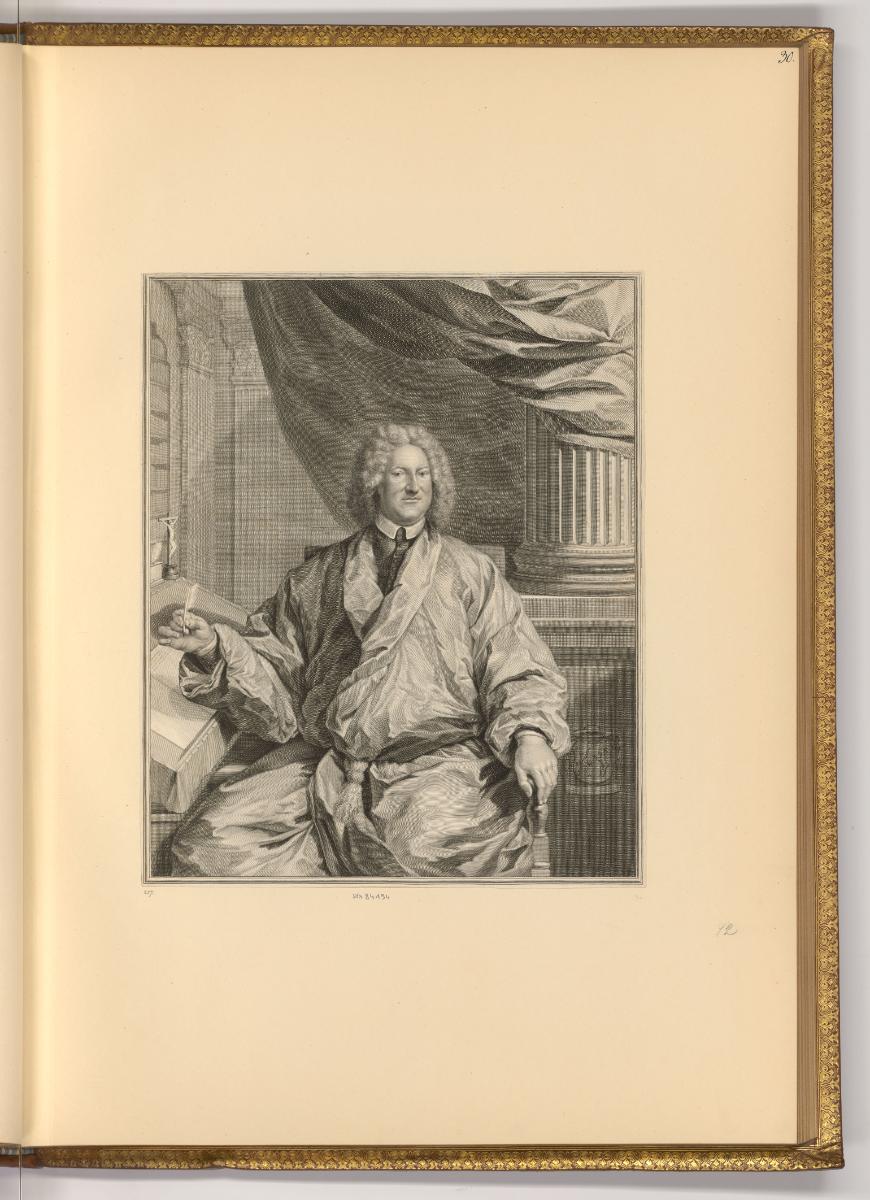 Jaques Houbraken Vol. II., Porträt Jacques Krys, Inv. Nr.: Holland nach Sektionen I/83, H/I/83/…