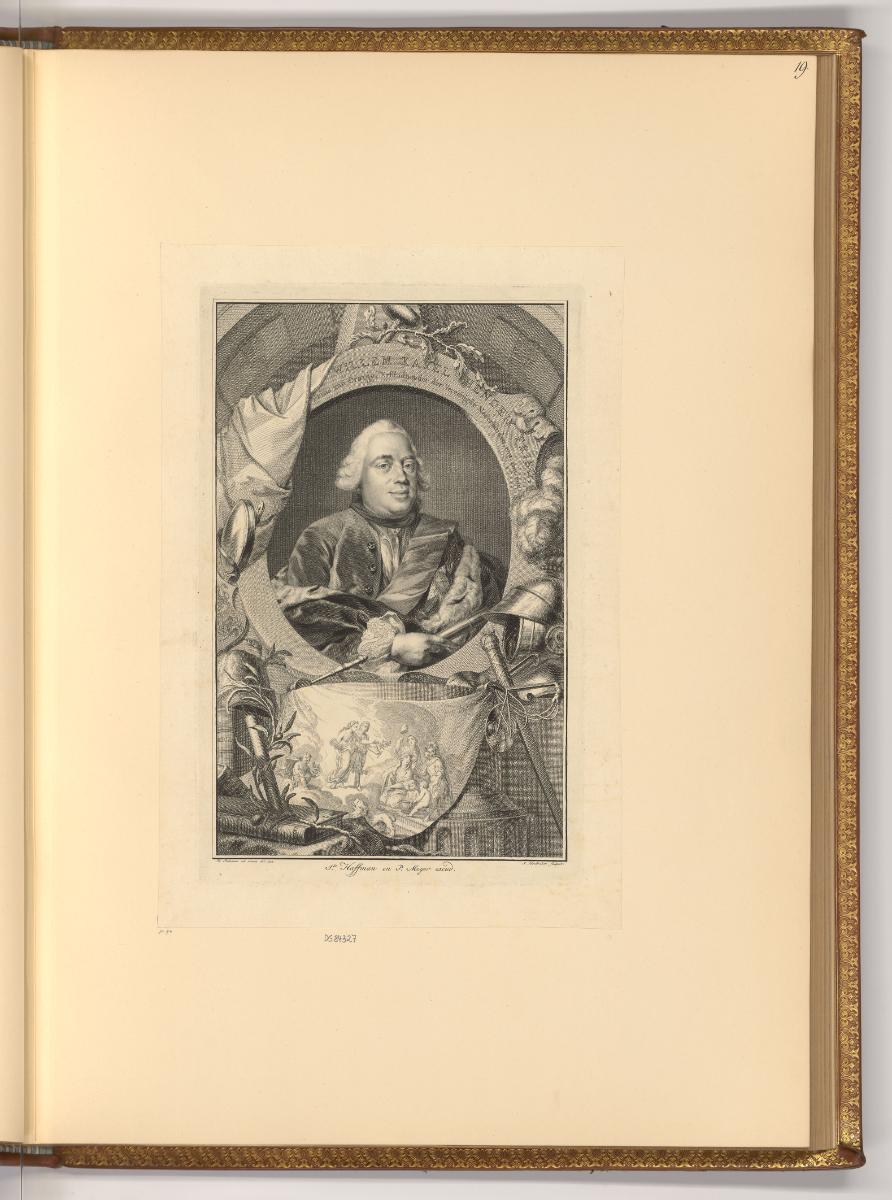 Jacques Houbraken Vol. III., Porträt Willem Karel Hendrik Friso, Inv. Nr.: Holland nach Sektion…