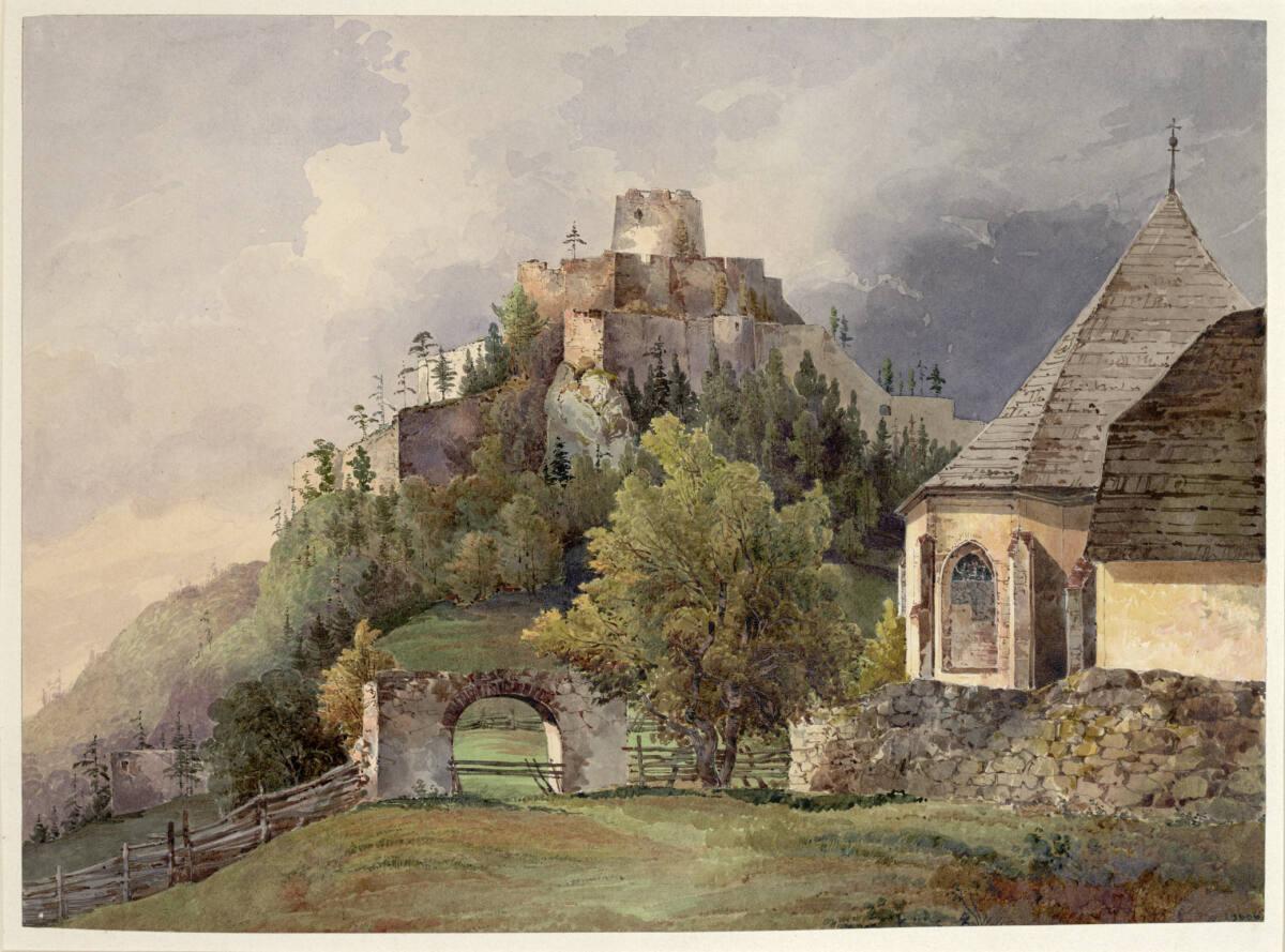 Moritz Leybold, Feste Klamm bei Schottwien, Inv. Nr.: 29606