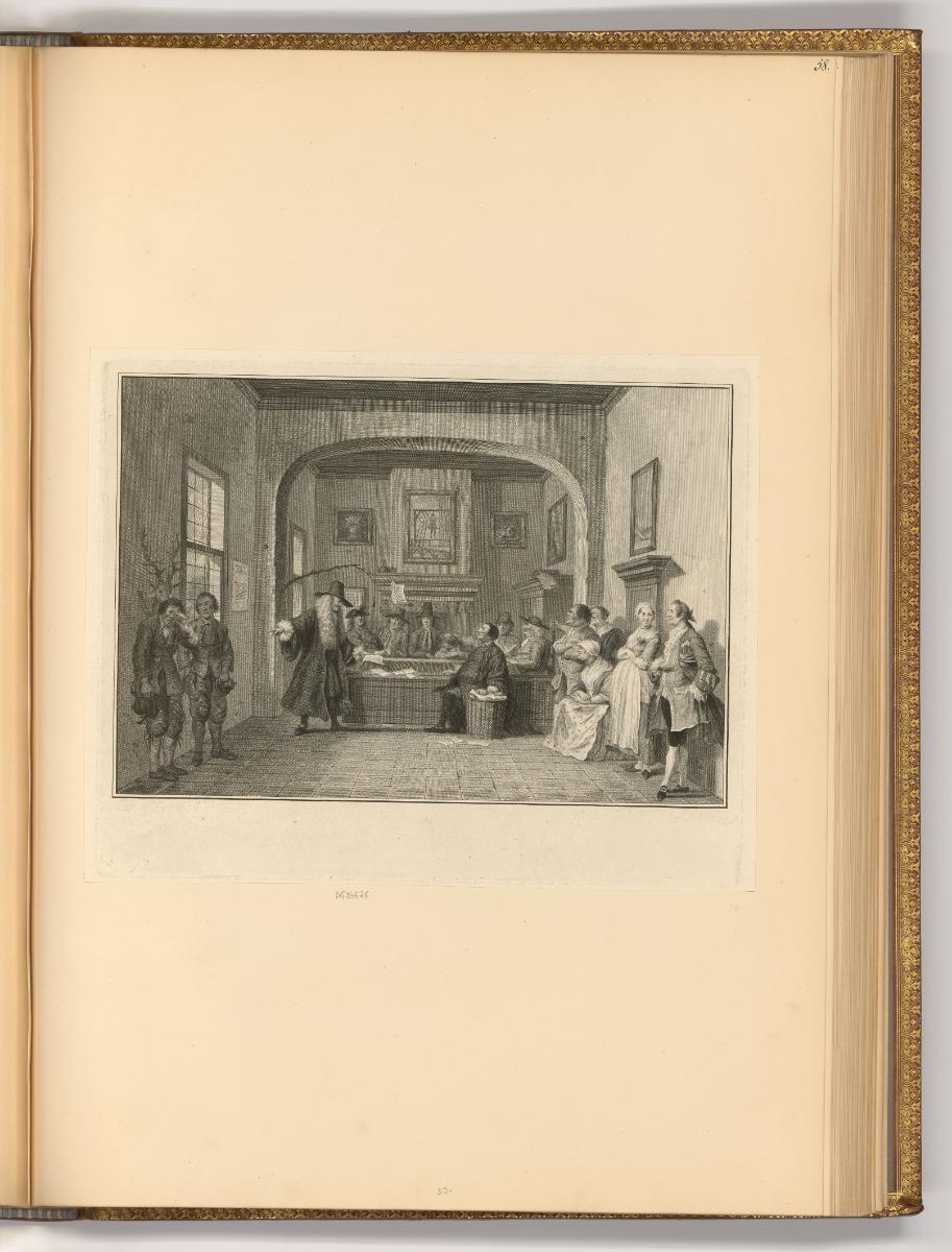 Jakob Folkema; Pieter Tanjé, Le barreau des païsans à Puiterveen, Inv. Nr.: Holland nach Sektio…