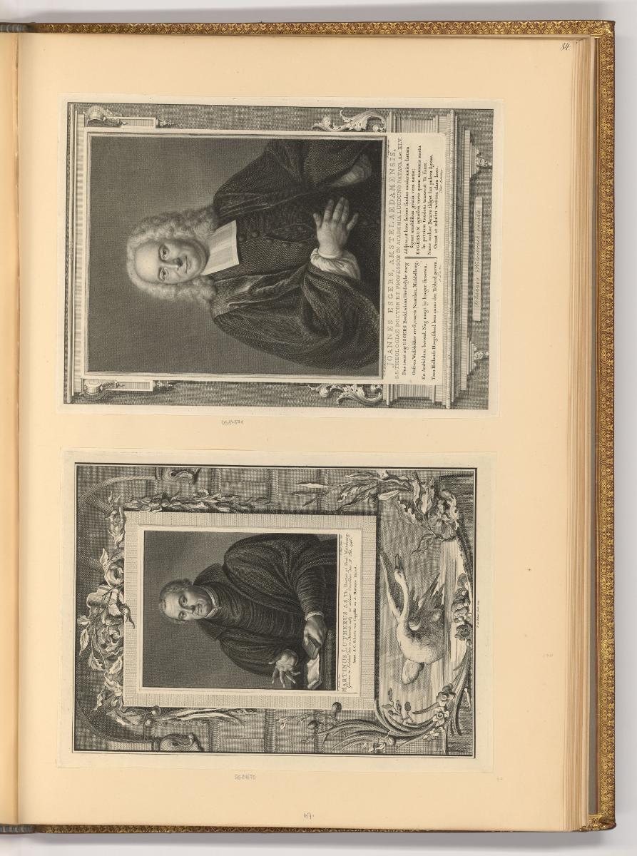 Jakob Folkema; Pieter Tanjé, Porträt Maarten Luther; Johannes Esgers, Inv. Nr.: Holland nach Se…
