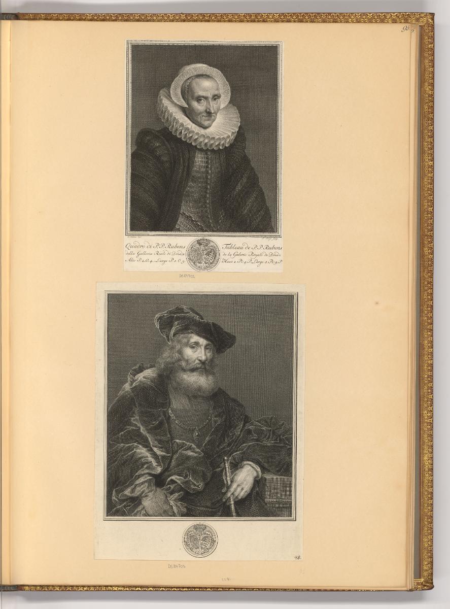 Jakob Folkema; Pieter Tanjé, Porträt einer Frau; Porträt eines Mannes mit Bart, Inv. Nr.: Holla…