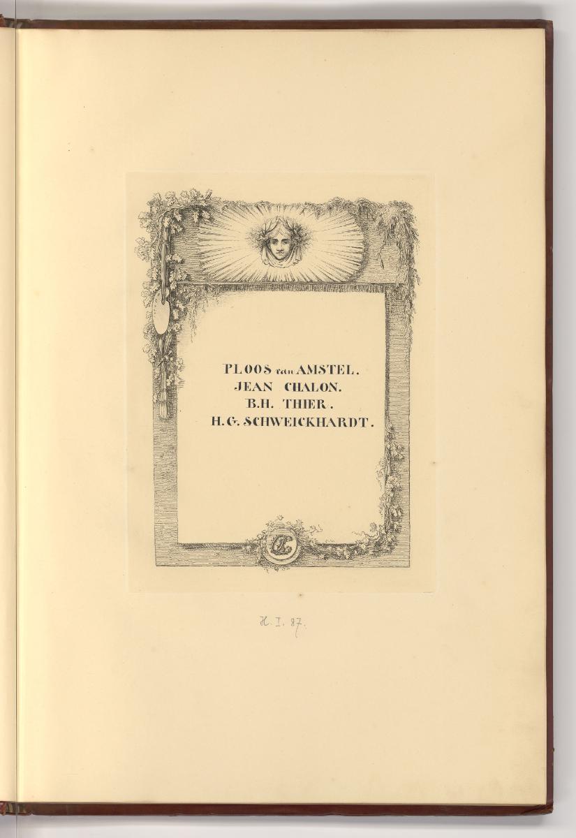 Ploos van Amstel, Jean Chalon, B. H. Thier, H. G. Schweickhardt, Ploos van Amstel, Jean Chalon,…