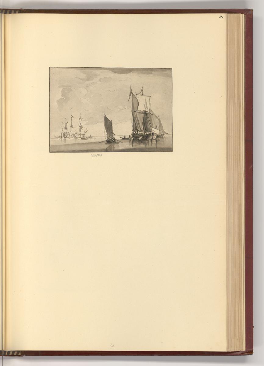 Ploos van Amstel, Jean Chalon, B. H. Thier, H. G. Schweickhardt, Seestück, Inv. Nr.: Holland na…