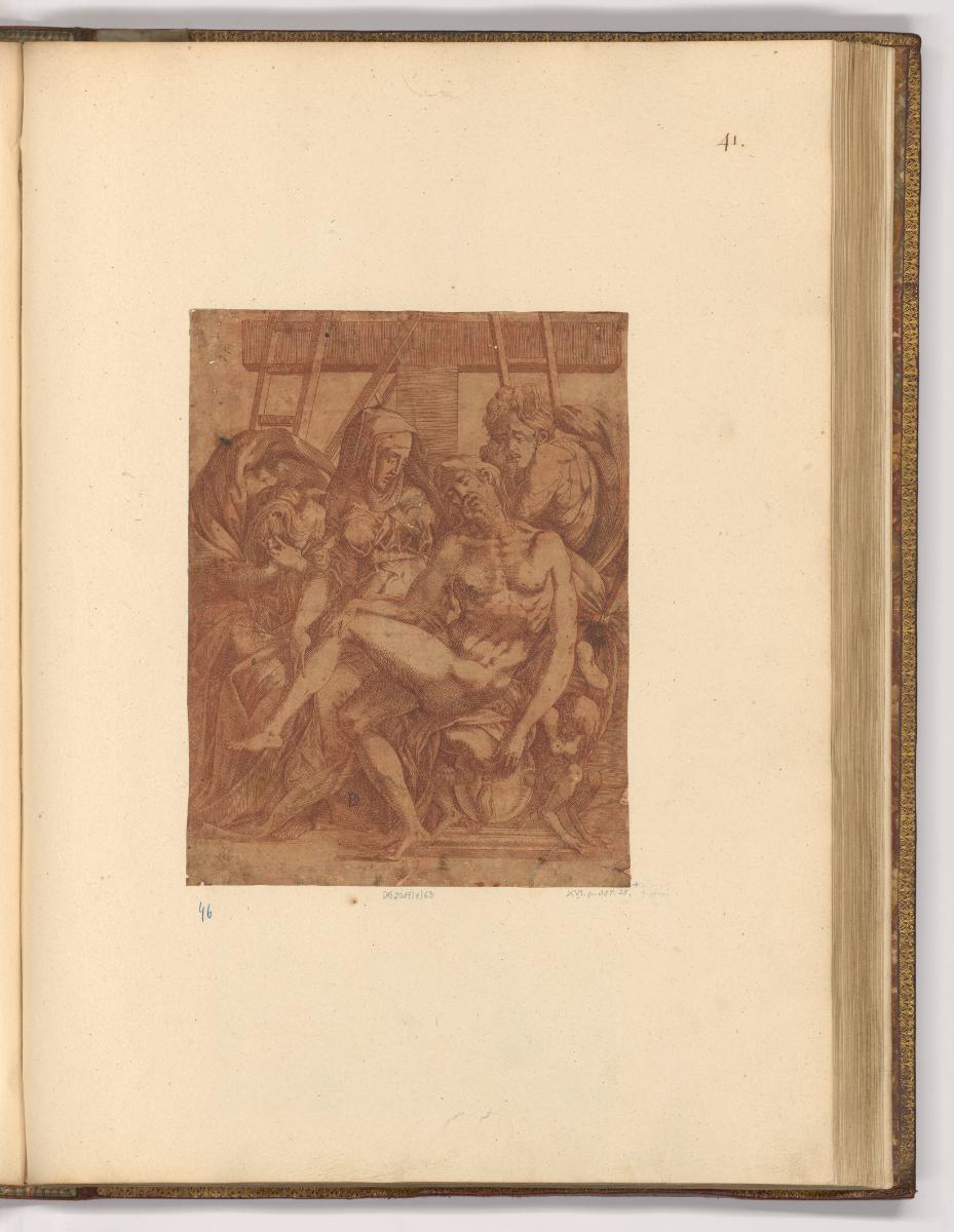 Druckgrafiken nach florentiner Werken des 16. Jahrhunderts, Pietà, Inv. Nr.: HB4, HB4/41