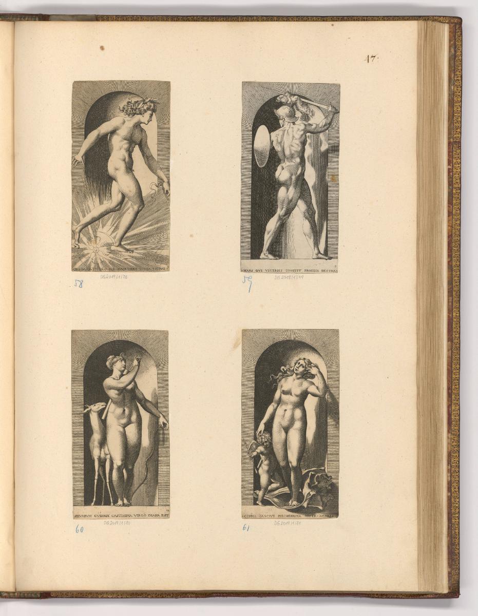 Druckgrafiken nach florentiner Werken des 16. Jahrhunderts, Mythologische Figuren, Inv. Nr.: HB…