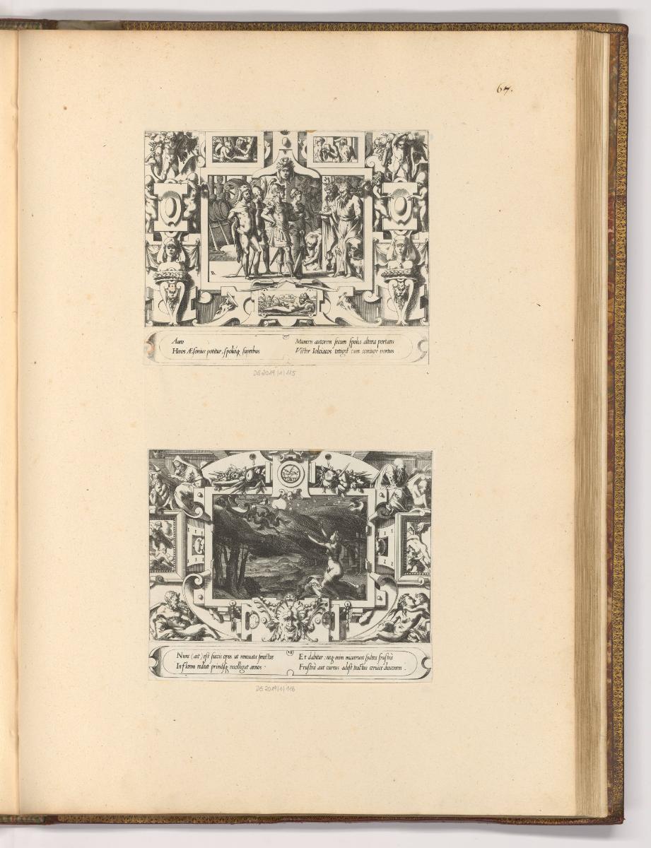 Druckgrafiken nach florentiner Werken des 16. Jahrhunderts, Jason und Medea bei König Pelias; M…