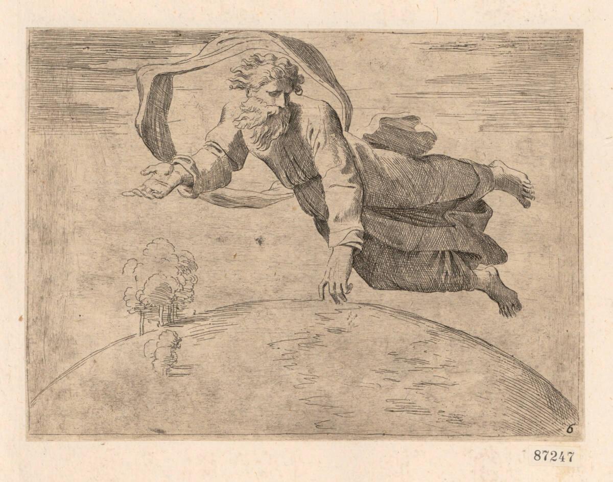 Gott scheidet Wasser und Erde, Inv. Nr.: DG87247