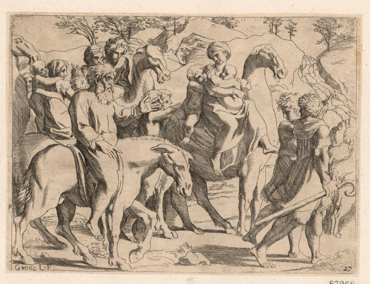 Jakobs Flucht, Inv. Nr.: DG87268