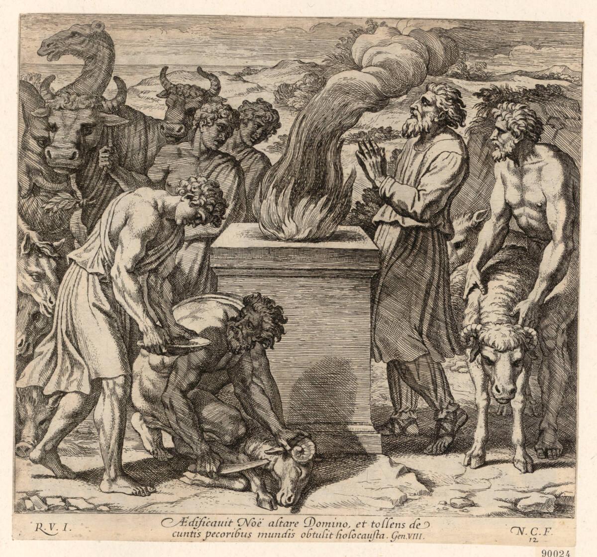 Noahs Opfer, Inv. Nr.: DG90024