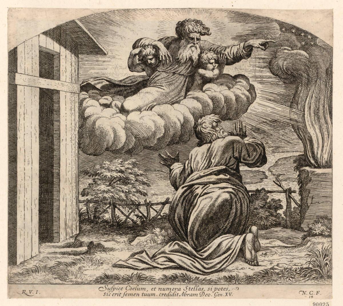 Gott erscheint Abraham, Inv. Nr.: DG90025