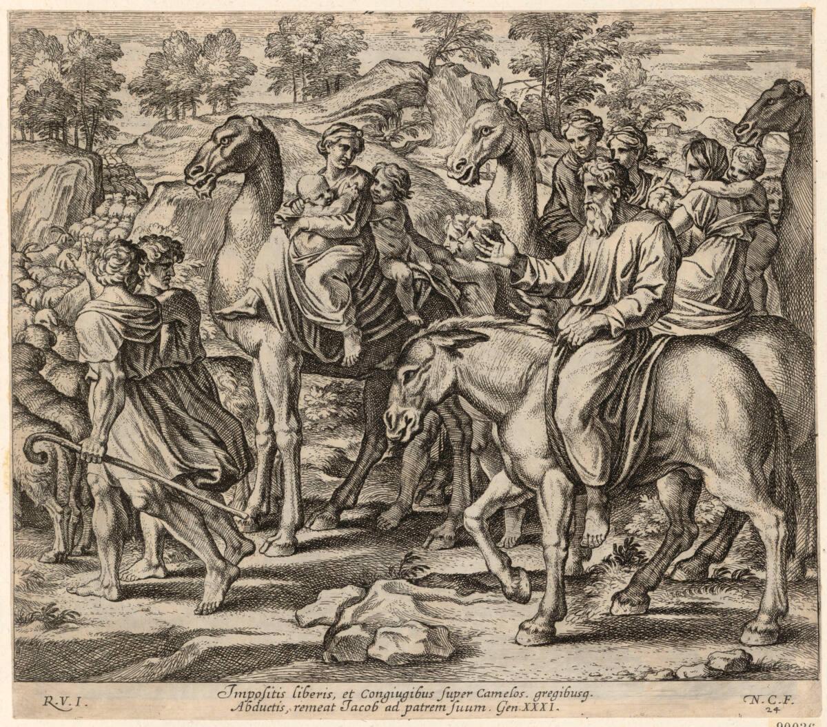 Jakobs Flucht, Inv. Nr.: DG90036